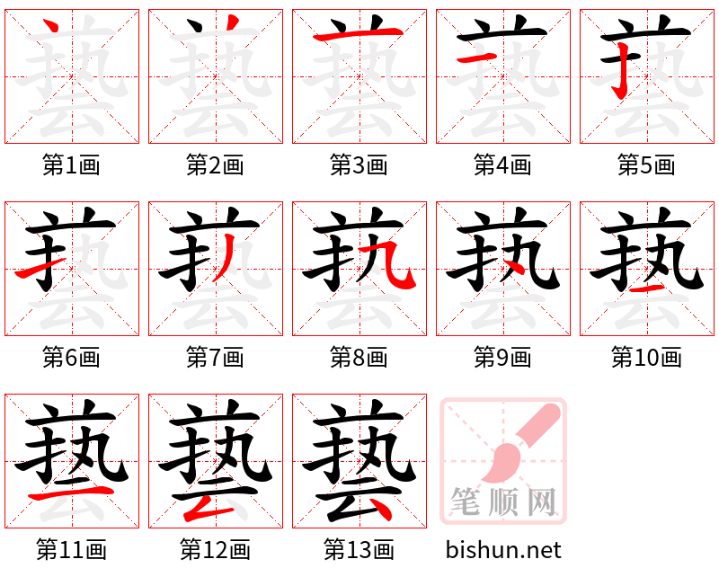 兿 笔顺规范