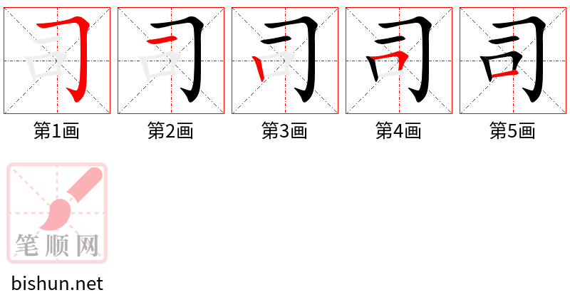 司 笔顺规范