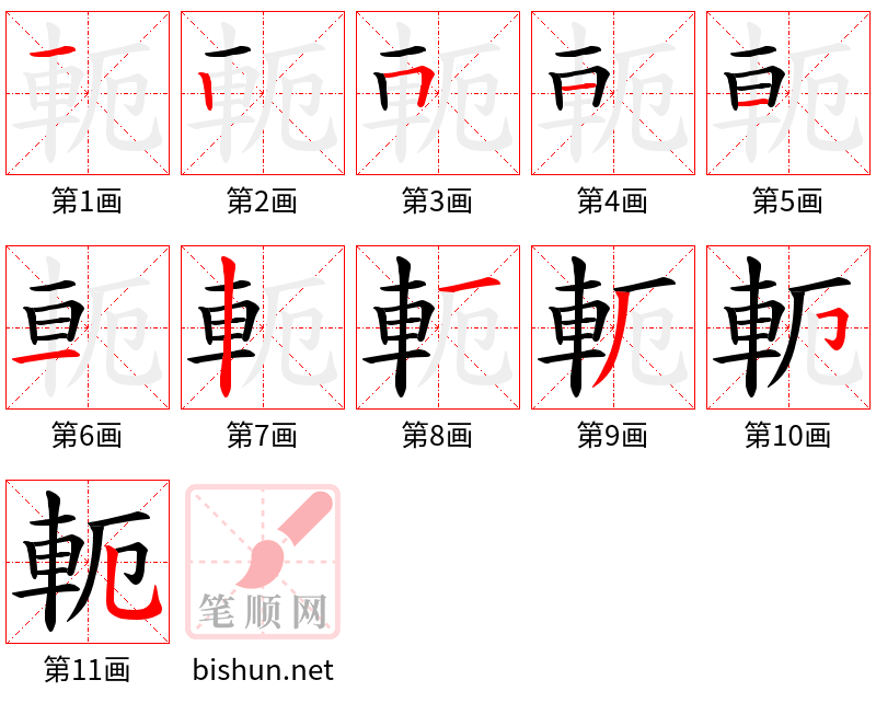 軛 笔顺规范