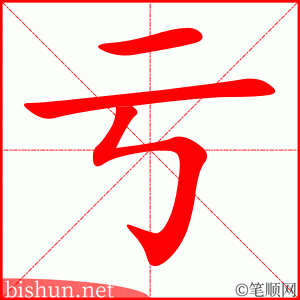 亏 笔顺动画