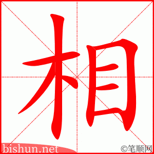 相 笔顺动画